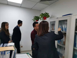 昆山市档案馆来园区企业调研档案工作